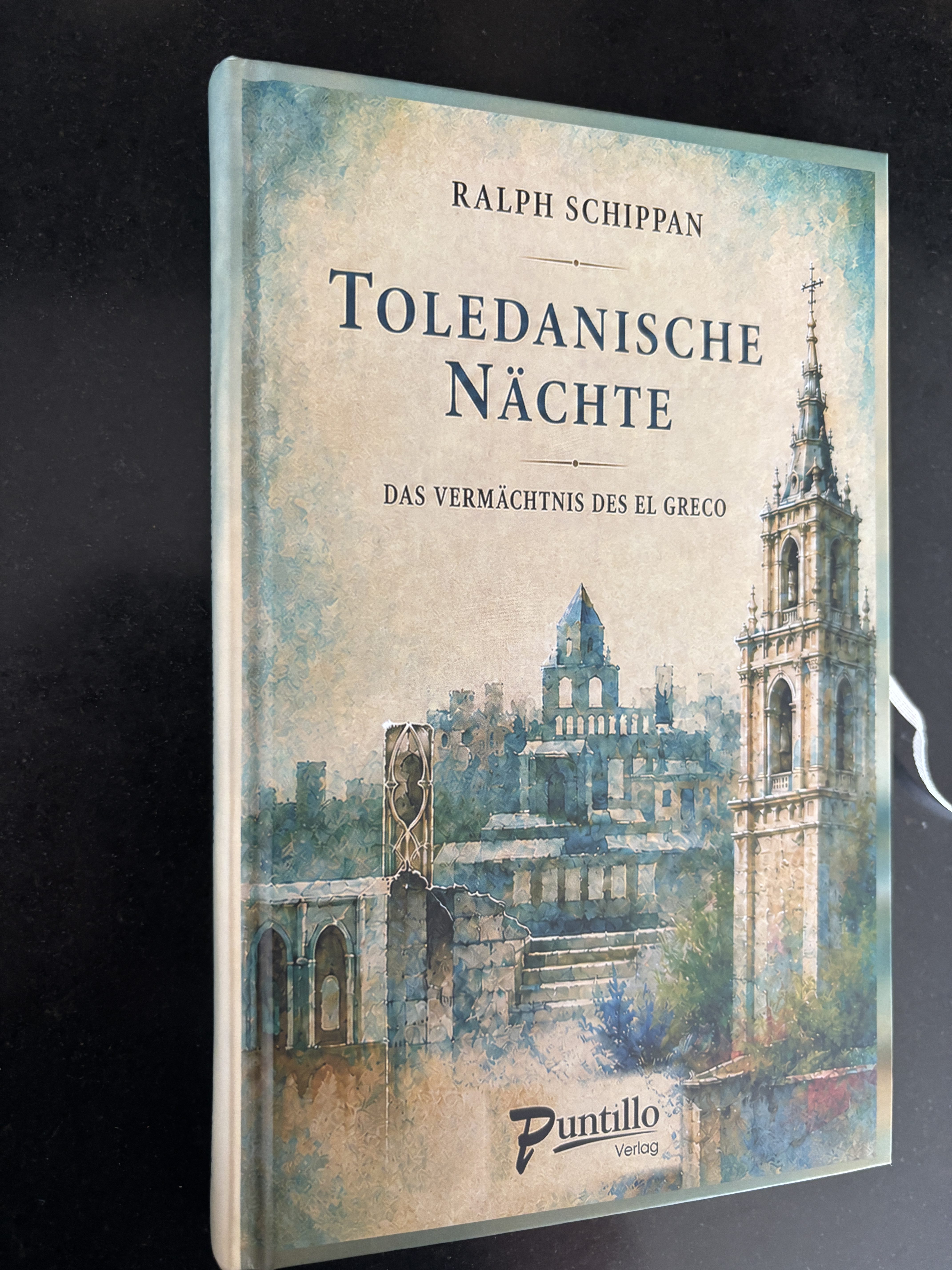 Toledanische Nächte – Probedruck des Romans von Ralph Schippan